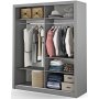 Mervyn Garderobe - grau