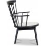 Scoop Lounge Sessel - Schwarz / Rattan