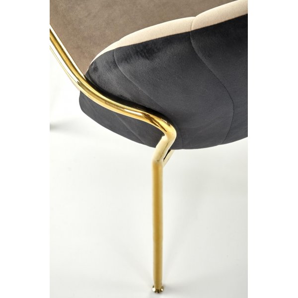 Cadeira Esszimmerstuhl 500 - Beige/Schwarz