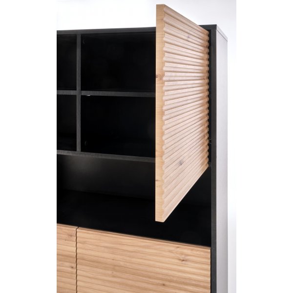 Laguna Schrank - Artisan Eiche/Schwarz