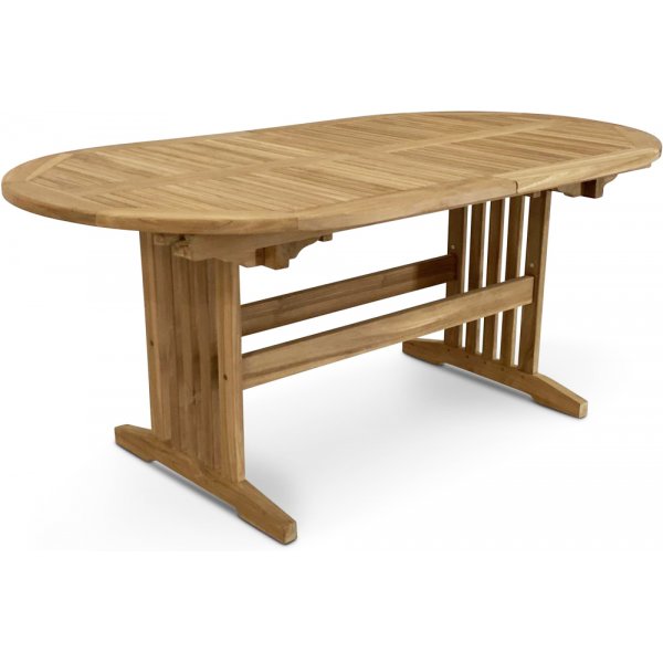 Saltö ovaler Esstisch aus Teak 150-210 cm Butterfly - Teak