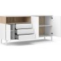 Roomers Sideboard - Weiß/Eiche