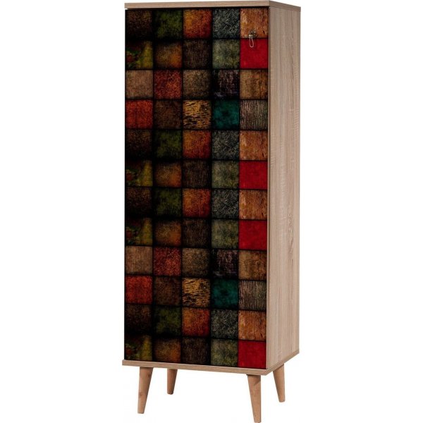 Filinta Schuhschrank Mosaik - Sonoma Eiche