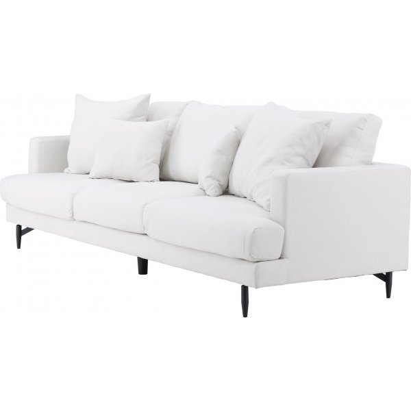 Sofia 3-Sitzer-Sofa - Beigefarbenes Leinen