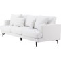 Sofia 3-Sitzer-Sofa - Beigefarbenes Leinen