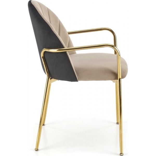 Cadeira Esszimmerstuhl 500 - Beige/Schwarz