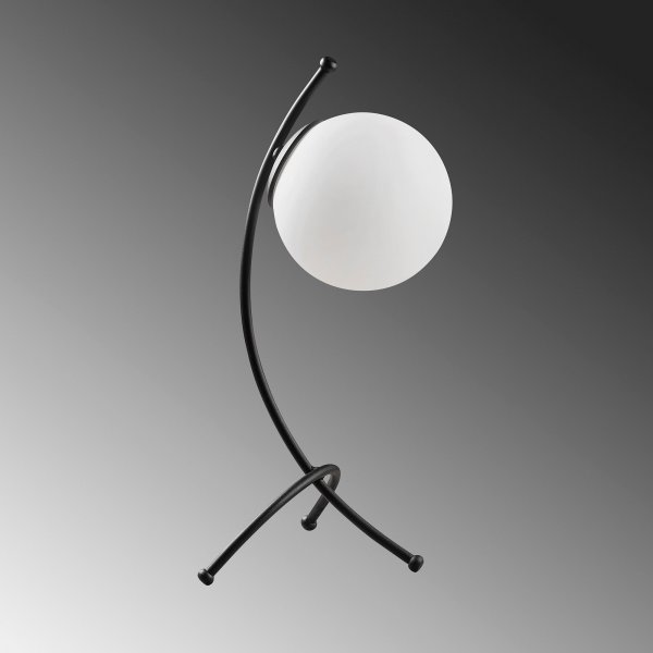 Tischlampe Yay - Schwarz/Weiß