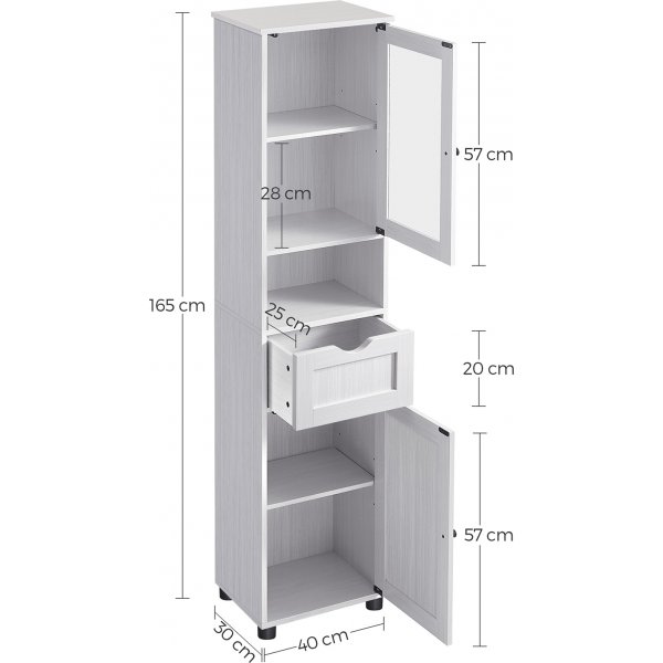 Schrank Jessica - Weiß