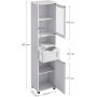 Schrank Jessica - Weiß