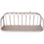 Fammy Wandregal aus Rattan 80 cm - Whitewash