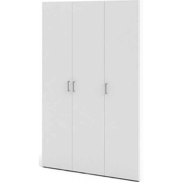 Space-Kleiderschrank mit 3 Türen - Weiß