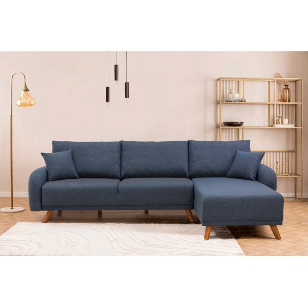 Kronos 2 Schlafsofa Dunkelblau