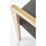 Java Esszimmerstuhl - Grau/Eiche