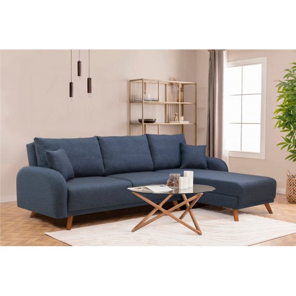 Kronos 2 Schlafsofa Dunkelblau