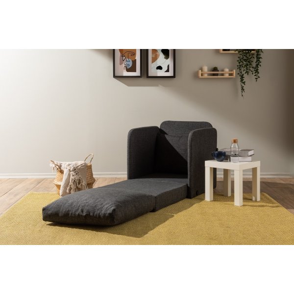 Saga Schlafsofa - Dunkelgrau