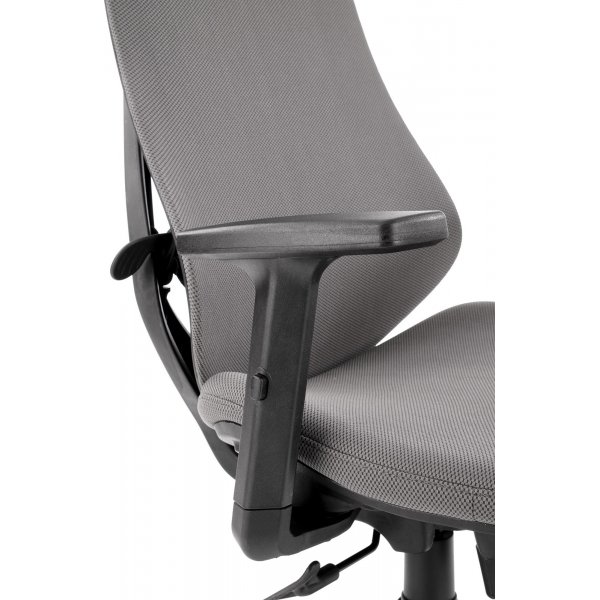 Monoco Bürostuhl - Grau/Schwarz