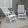 Båstad Positionsstuhl - Weiß