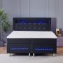 Continental Bett mit LED-Beleuchtung 180 cm - New York