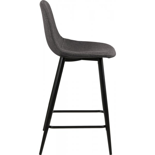 Wilma Barhocker 91 cm - Grau/Schwarz