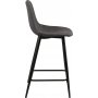 Wilma Barhocker 91 cm - Grau/Schwarz