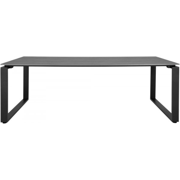 Denver Esstisch - Grau/Schwarz - 220 x 100 cm