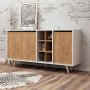 Prava Sideboard - Eiche/weiß