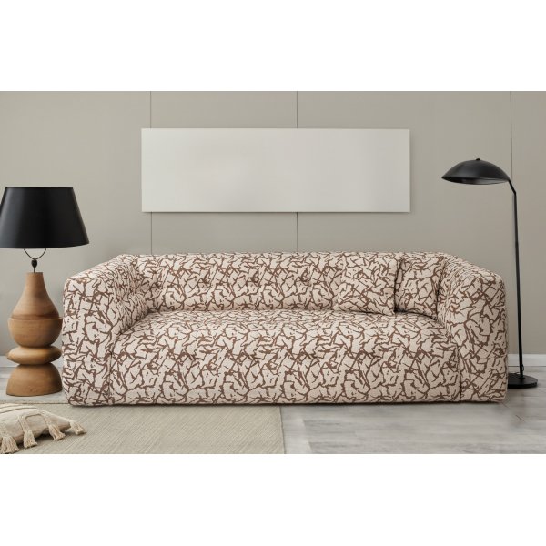 3-Sitzer-Sofa aus Cady - Beige/Braun
