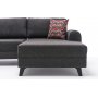 Belen U-Bettsofa - Anthrazit