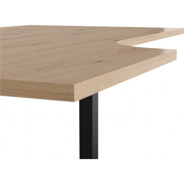 Space Schreibtisch links 140 x 90 cm - Eiche