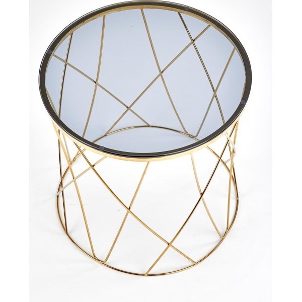 Corpus Couchtisch Ø55 cm - Gold