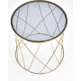 Corpus Couchtisch Ø55 cm - Gold