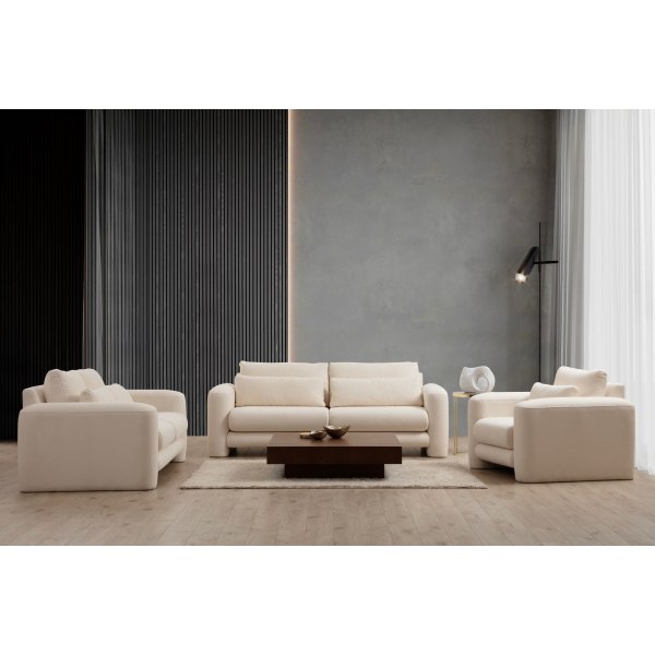 Suzy 2-Sitzer-Sofa - Creme