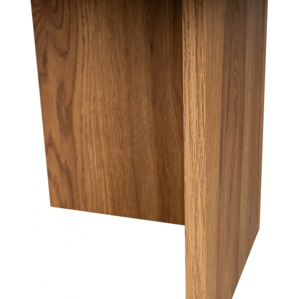 Ovaler Couchtisch 120 x 60 cm - Braun