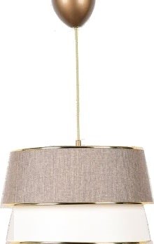 Retro-Deckenlampe mit goldenen Details