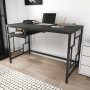 Kennesaw Schreibtisch 120 x 60 cm - Schwarz/Anthrazit