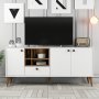 Nappa-Sideboard - Weiß