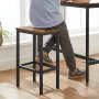 Gunnar Bartisch-Set 100 x 40 cm - Braun/Schwarz