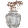 Dekorative Vase aus Santo Terrakotta - Hellgrau