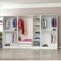 Cavolo Kleiderschrank 315 cm, Variante A - Weiß