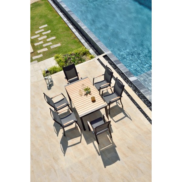Panama Essgruppe 3 - Schwarz/Teak