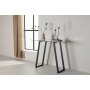 Horten Relieftisch 100 x 40 cm - Schwarz/Transparent
