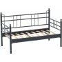 Manyas 2-Sitzer Outdoor-Sofa - Schwarz/Rauch + Textilreinigung für Möbel
