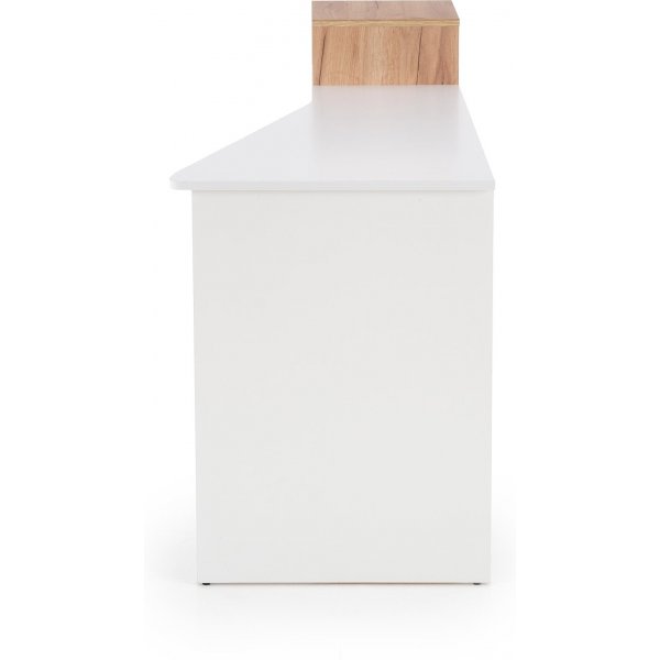 Spurs Schreibtisch 122x57 cm - Eiche/weiß