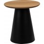Soli Couchtisch Ø45 cm - Eiche/Schwarz