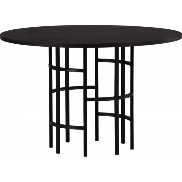 Laholm Esstisch Ø115 cm - Schwarz