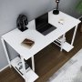 Akademie-Schreibtisch 125,2 x 60 cm - Weiß