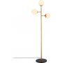 Atlas Stehlampe opal - Gold