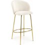 Barhocker Beige/Gold
