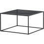 Netz Couchtisch 80 x 80 cm - Schwarz