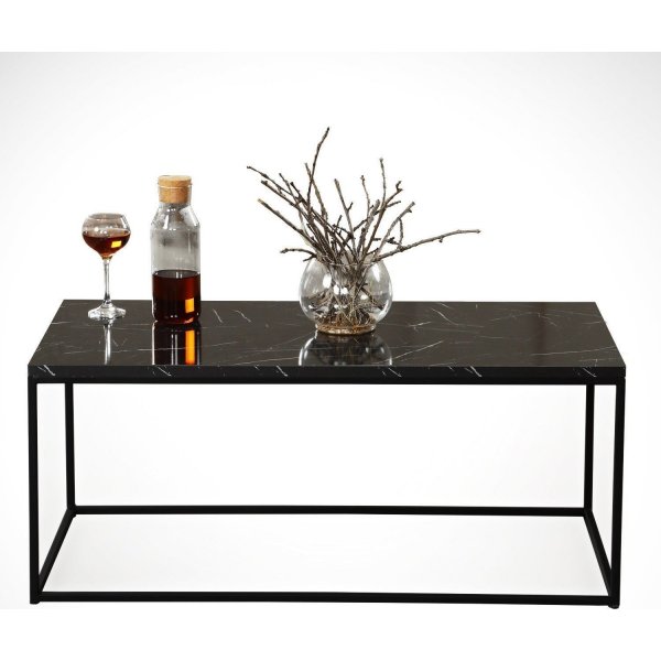 Cosco Couchtisch 95 x 55 cm - Schwarz/Weiß